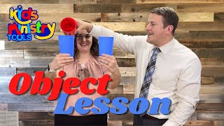 Sunday school Object lesson on  Trusting God