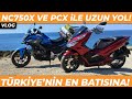 Honda NC750X DCT ve PCX 125 İle 600KM Uzun Yol 🛣 | Istanbul Gökçeada | MotoVLOG