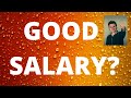 What is considered a good salary? Is £80,000 enough?
