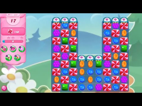 Candy Crush Saga LEVEL 334 NO BOOSTERS (selective redesign) 17 MOVES