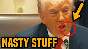 Trump fires tonsil stone while lying uncontrollably