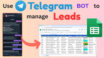 Ultimate Telegram Bot for Lead Management #googlesheets #appsscript