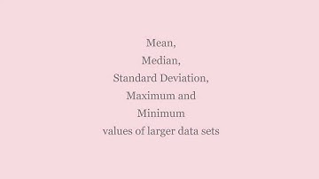 Finding Mean, Median and Standard Deviation of Data on Origin 2018.