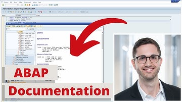 ABAP Documentation | Calling up ABAP documentation in the SAP system