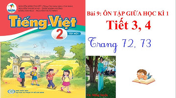 SÁCH CÁNH DIỀU TIẾNG VIỆT 2 -  TẬP 1 -  BÀI 9 -  ÔN TẬP  (TIẾT 3 và 4)