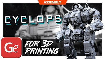 MWO Cyclops 3D Printing Model | Assembly by Gambody
