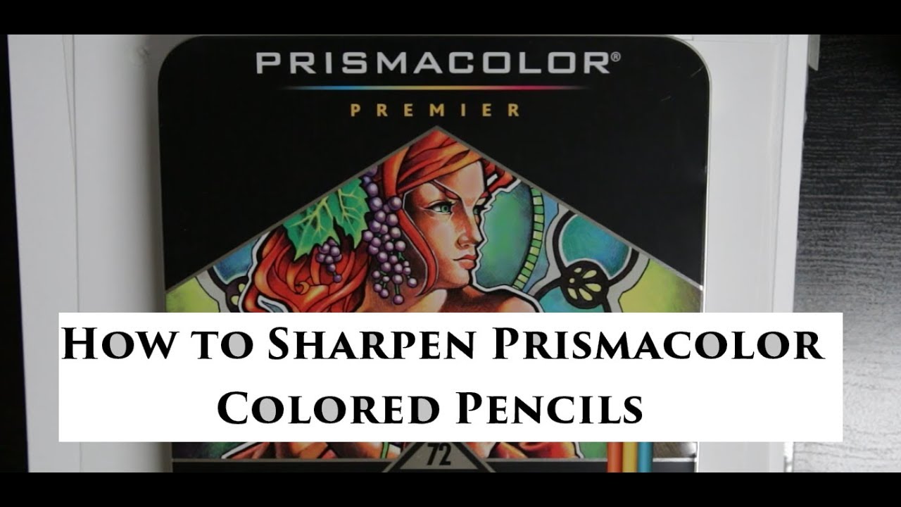 How to sharpen Prismacolor pencils 