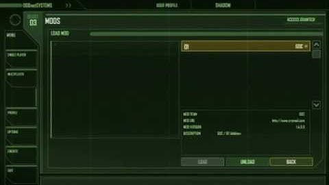 Crysis 3rd person mod