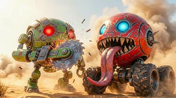 Pacman vs Lava Robot and Flying Robot in the Gravity-Shifting Space Maze Adventure