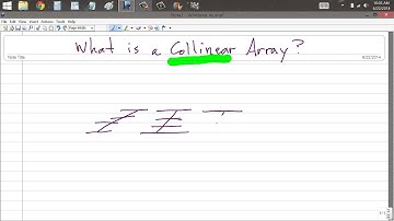 What is a Collinear Array?