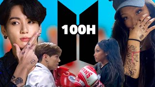100H comme Jungkook des BTS