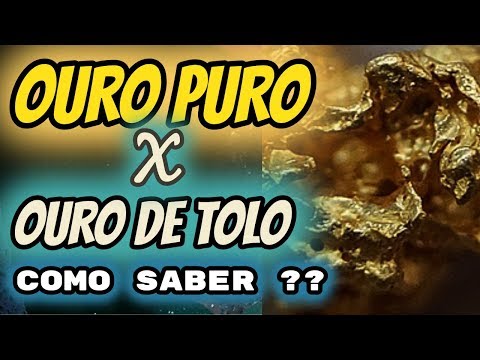 COMO SABER SE É OURO - TESTE SIMPLES E FÁCIL  PRA VOCÊ FAZER EM CASA