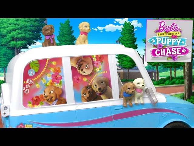 barbie puppy mobile