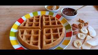 تعلمي معي كيف تصنعي الوافل في البيت بطريقة سهلة  Easy Homemade Waffles Recipe