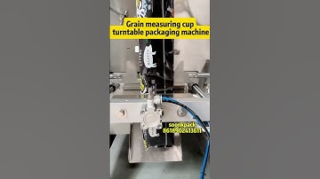 Grain measuring cup turntable automatic packaging machine #grainpackagingmachine