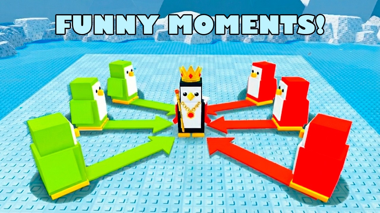 The Funniest Knockout Experience - Roblox Funny Moments 🐧| Part 1