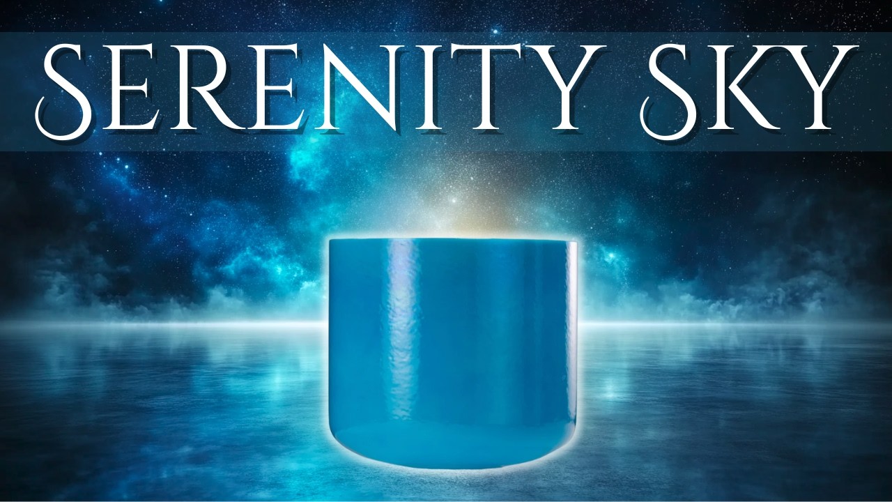Serenity Sky • G# Crystal Singing Bowl (204 Hz) | Sound Bath (No ...