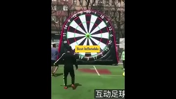 Big inflatable soccer dart board game, inflatable foot dart game