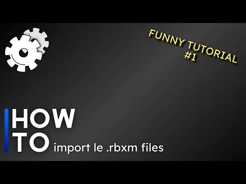 FUNNY TUTORIAL #1 | How to import .rbxm file 🤣🤣