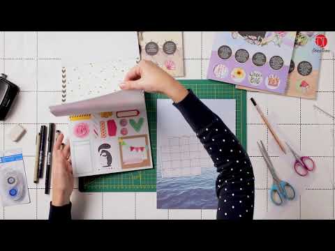 Maak een kalender voor 2019 met de Luxe Paper Blocks van DécoTime