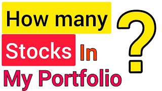 HOW MANY STOCKS IN MY PORTFOLIO | IDEAL PORTFOLIO | HOW TO CREATE PORTFOLIO | LONG TERM INVESTING