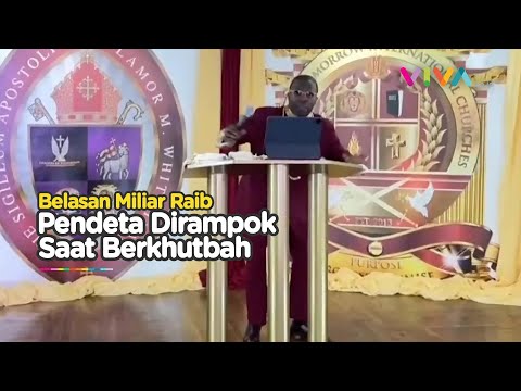 Detik-detik Pendeta Dirampok Saat Khutbah Online