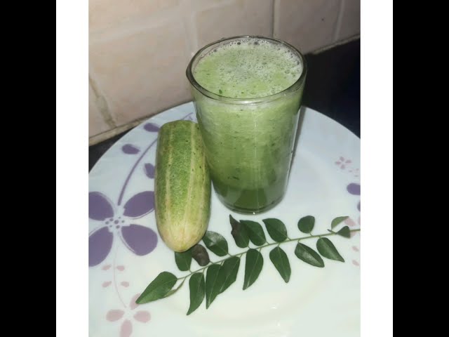 cucumber juice recipe for glowing skin