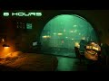 Blade Runner Hideout: Focus & Sleep Ambience with Rain | Cyberpunk Bedroom In The City | NO ADS