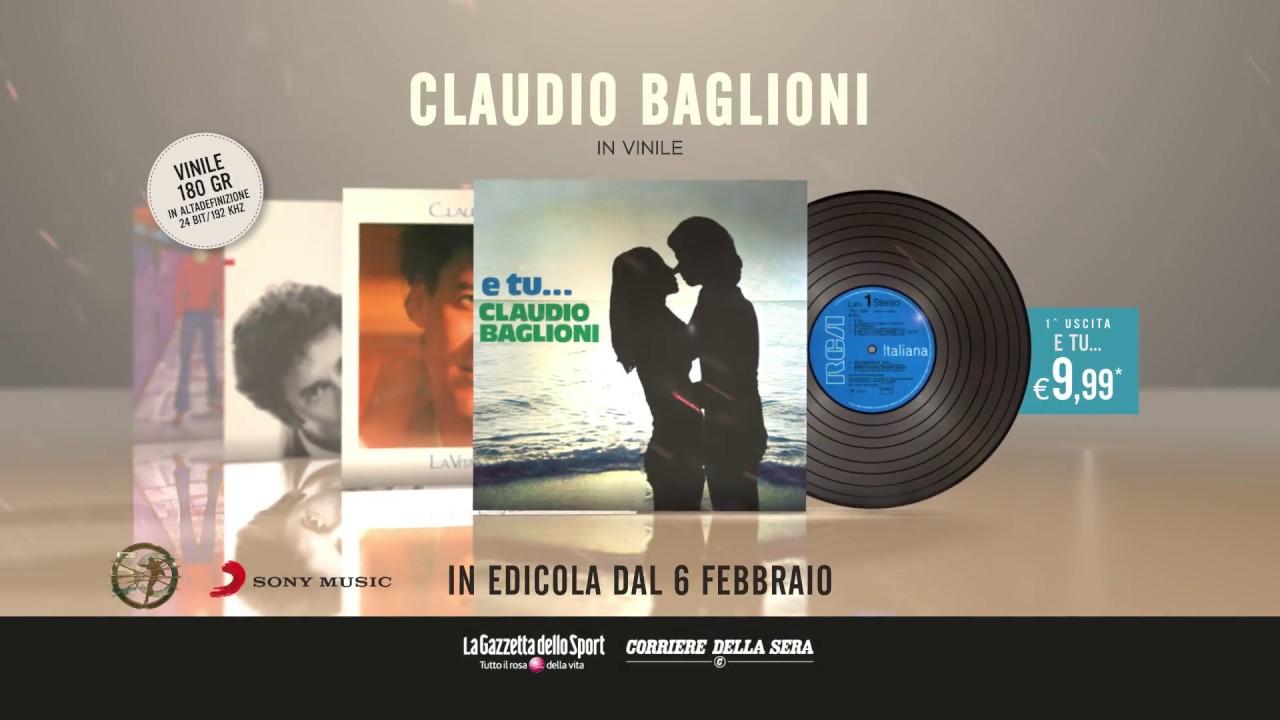 Claudio Baglioni in vinile 