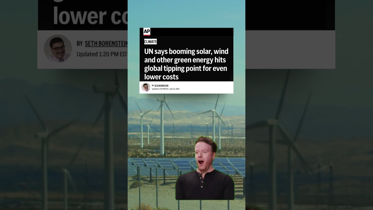 UN Says Booming Solar Wind And Other Green Energy Hits Global Tipping Point For Even Lower Costs