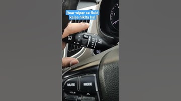 How to use the rear wiper in the car | #shorts #wipers #fluid #car #ytshorts #cartips #tips #hack