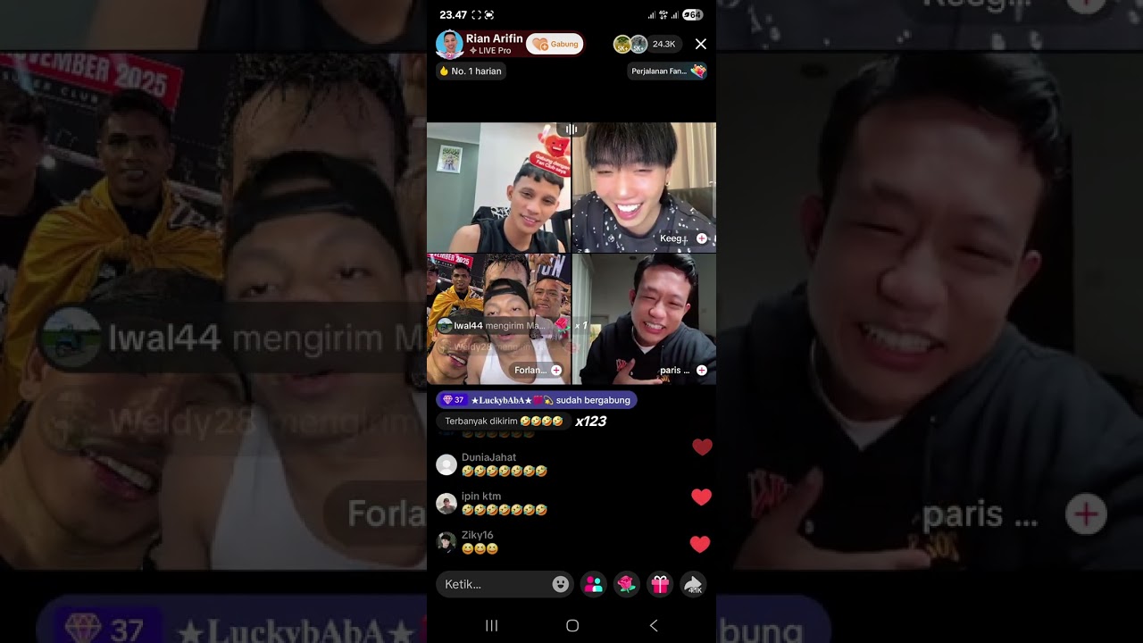 RIAN ARIFIN, KEEGANTENG, PARIS, FORLAN