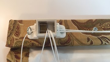 The easiest way to make a Roman Shade!