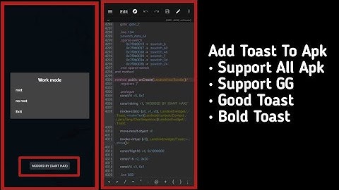 How To Add Toast To Apk