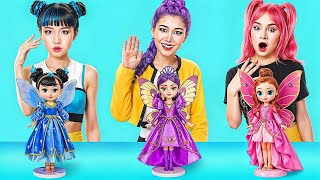 Boneca Rumi vs Boneca Zoey vs Boneca Mira em Desafio de Makeover - KPop Demon Hunters