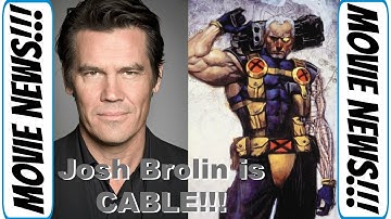 Josh Brolin Cast as Cable in Deadpool 2 2017