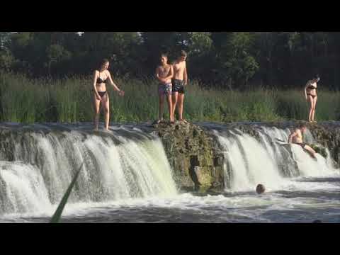 Самый широкий водопад Европы Вентас Румба Экскурсии по Латвии