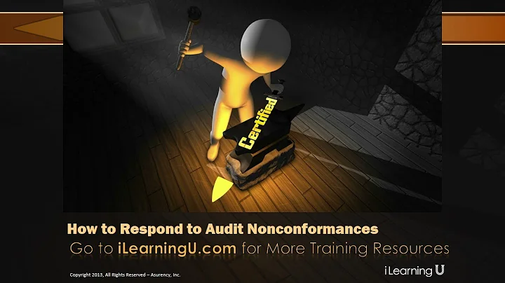 Responding to ISO Audit Non-conformances Part 3 of 3