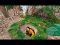 Girl Living Off Grid, Built The Most Secret Underground Home To Live in the Jungle