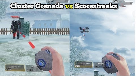 New Cluster Grenade vs Scorestreaks & Operator Skills in COD Mobile | Call of Duty Mobile
