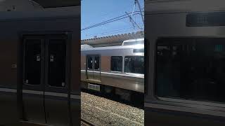 JR神戸駅～大阪駅開業150周年列車  神戸駅発車