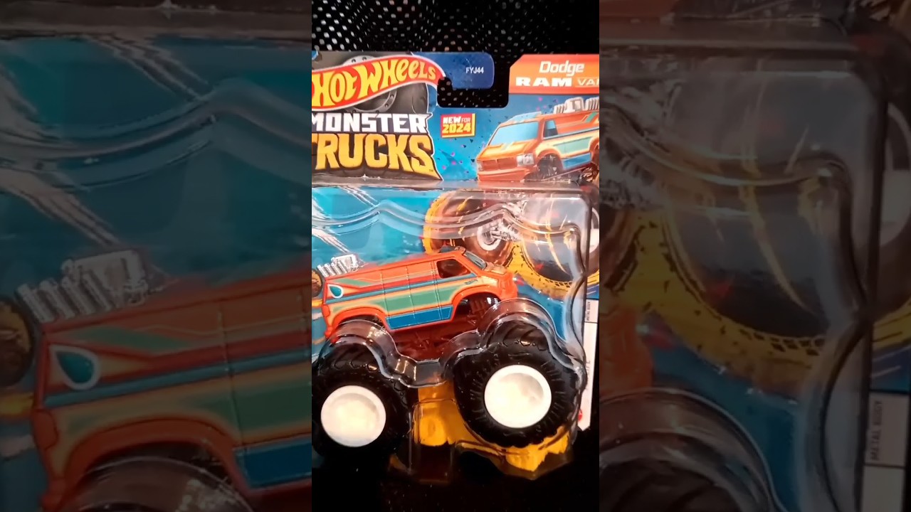 2024 HOT WHEELS Monster Trucks - Dodge Ram Van - Crash Legends - E75 – Toy  Car Box