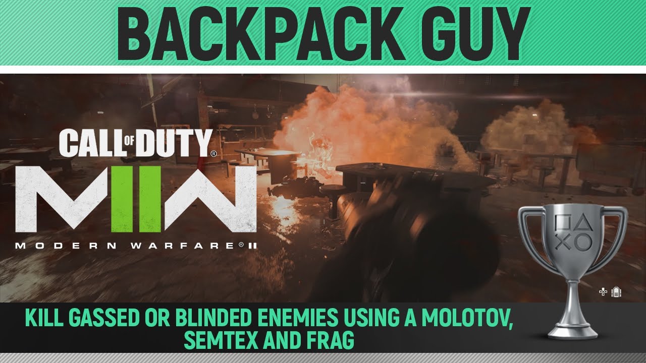 Call of Duty Modern Warfare II Backpack Guy 🏆 Trophy Guide (Mission 14) YouTube