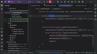 📱 Fragment Navigation using View Binding - Android Kotlin Tutorial 🚀