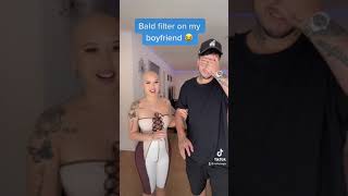 Bald Prank On Boyfriend!‍? #shorts