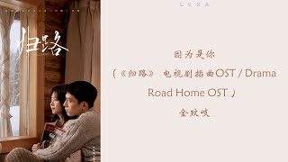 因为是你 (《归路》 电视剧插曲OST / Drama Road Home OST ）- 金玟岐『 因为是你，无所不能的你，你是我跨越千里追逐心动的勇气 』