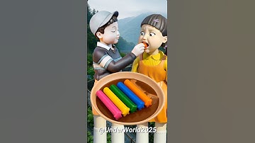 Squid Game AI Colorful Candy ASMR #squidgame #squidgame2 #ai #asmr