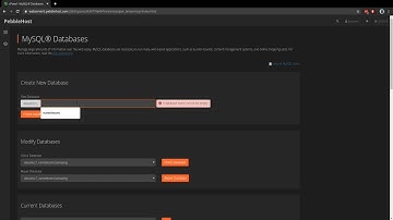 NamelessMC Web Tutorials | Episode 4: How to Setup a Database on cPanel