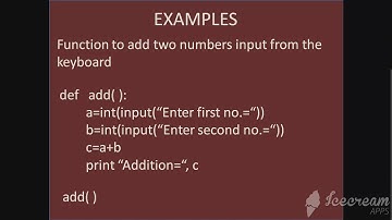 CS Chapter - 2 Functions: User Defined Functions(Part-1)