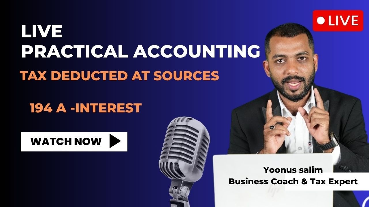 Tax Deducted at Source I 194 A- Rent I Professional Practical ...
